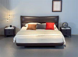 Bedroom Bed Placement With a Closet Door