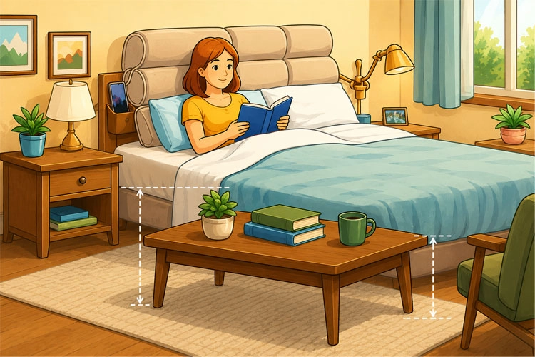 how tall should a coffee table be