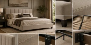 Upholstered Bed Frame Durability: Long-Term Wear and Construction Guide